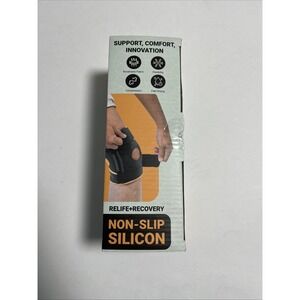 DR. BRACE ELITE Knee Brace With‎ Side Stabilizers & Patella Gel Pads Size Small